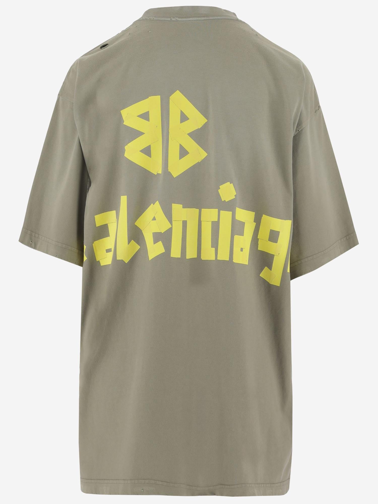 T-SHIRT OVER IN COTONE 739784 TOVA92942 BALENCIAGA 