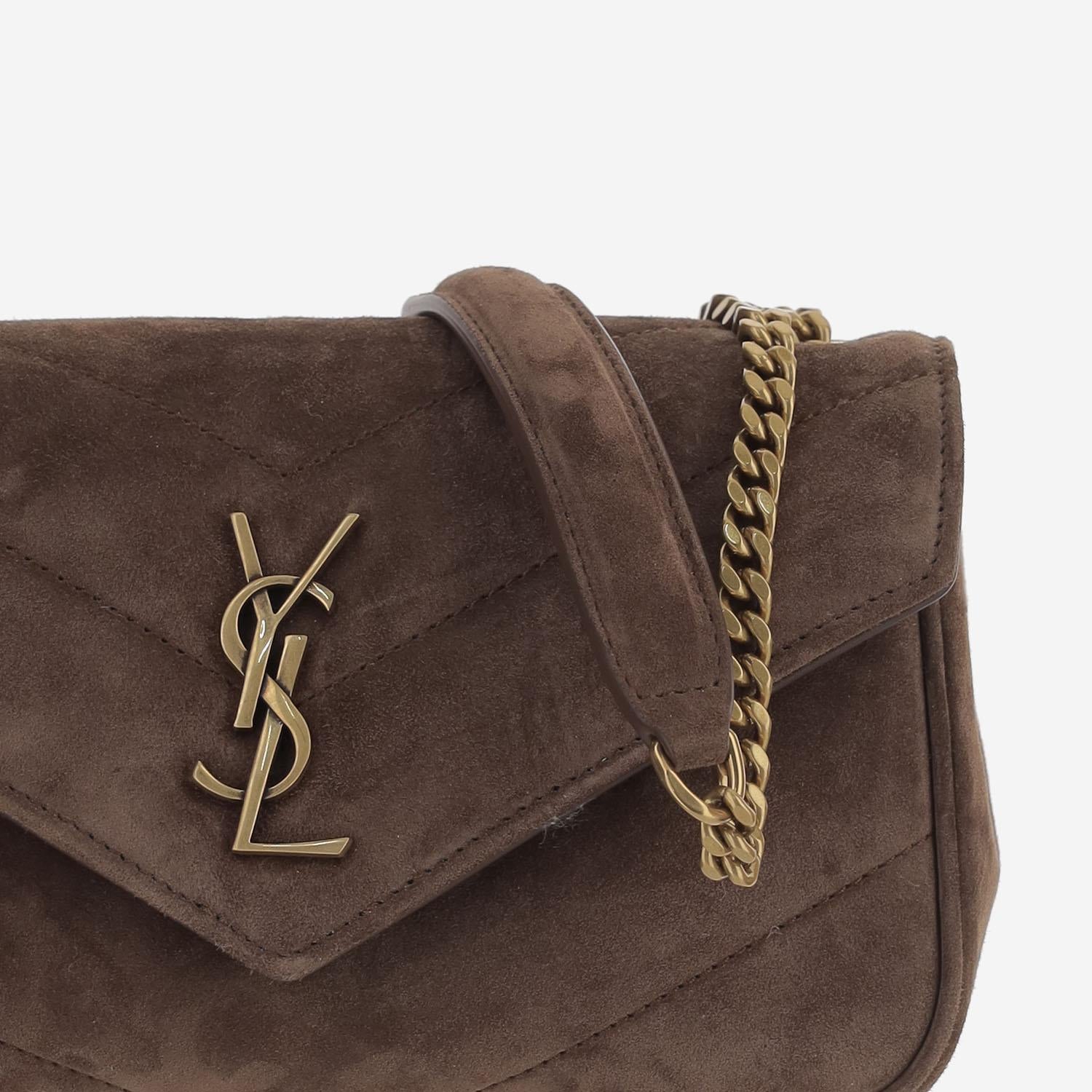 Borsa loulou mini in suede 821749 1U8272358 SAINT LAURENT 