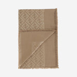 Sciarpa FF IN SETA E LANA FXT069 AJW7F0QB8 FENDI 