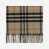 SCIARPA REVERSIBILE IN CASHMERE CON MOTIVO CHECK 8095702 SANDLOCH BURBERRY 
