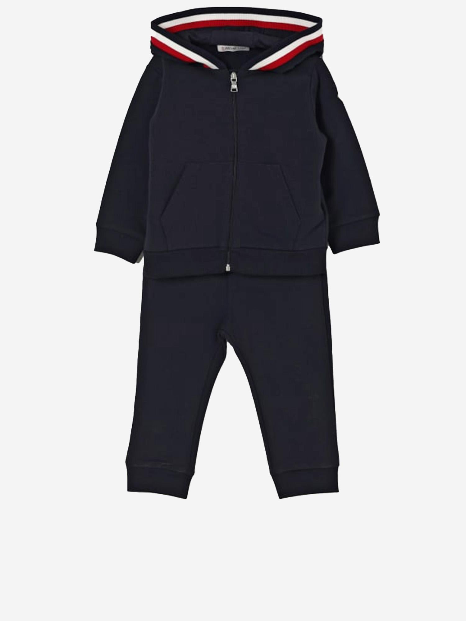 SET DUE PEZZI IN COTONE STRETCH 8M0000789AM3 778 MONCLER ENFANTS 