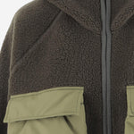 FELPA IBRIDA FULL-ZIP CON CAPPUCCIO CFBLSW2000MRUT5220 6644 WOOLRICH 