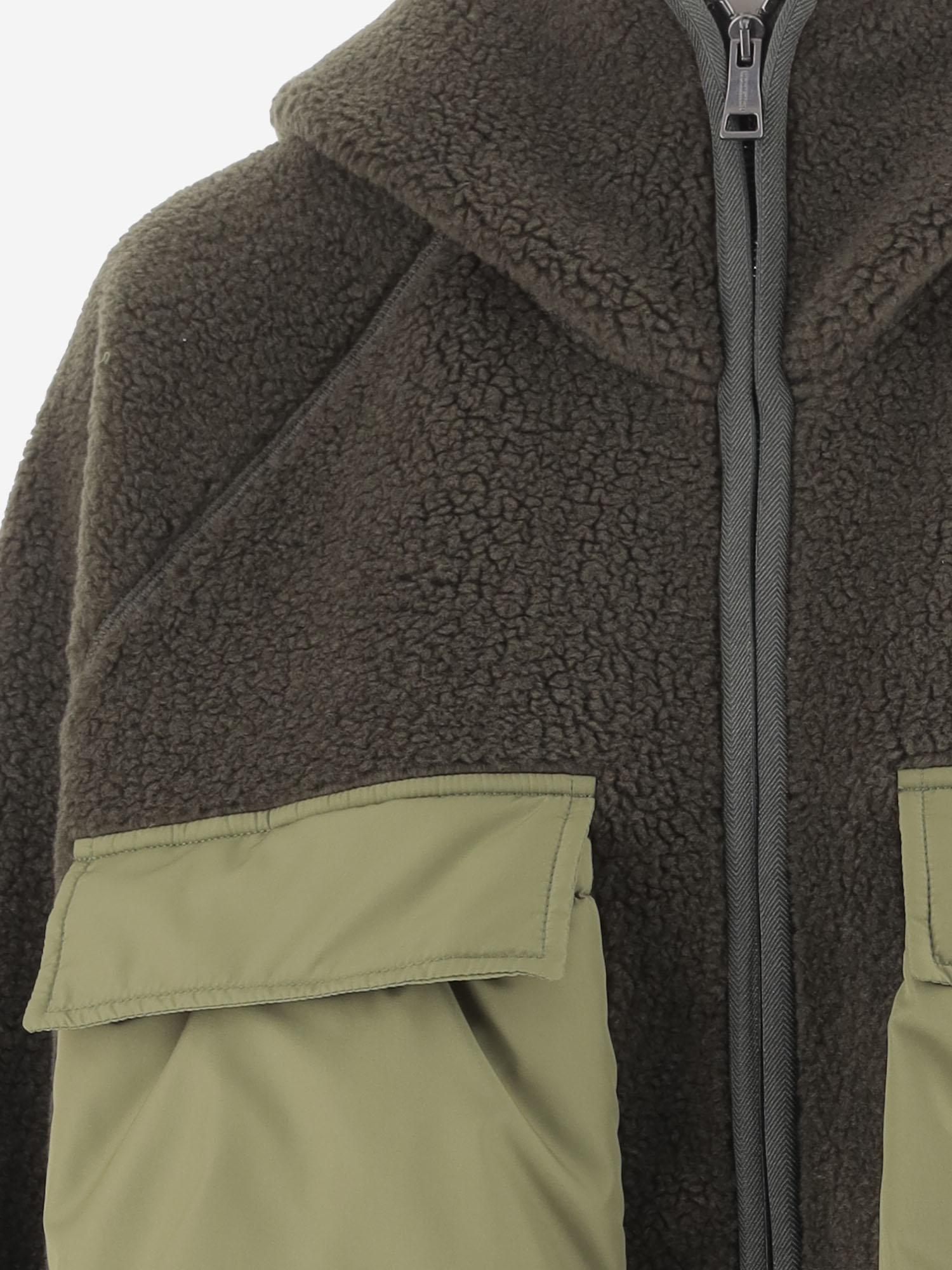 FELPA IBRIDA FULL-ZIP CON CAPPUCCIO CFBLSW2000MRUT5220 6644 WOOLRICH 