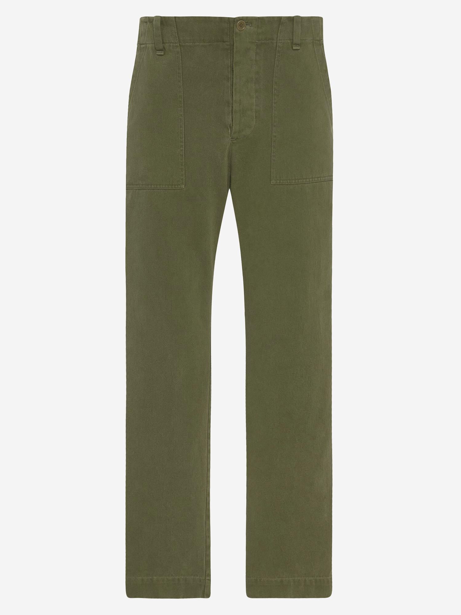 PANTALONI VALERIO IN COTONE 988W3954 KKG THE ROW 