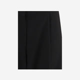 PANTALONI CORTI IN LANA 10844W4369 BLK THE ROW 