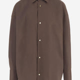 CAMICIA OVERSIZE IN MISTO COTONE STRETCH WSH21 FAC1210080 DARKPARK 