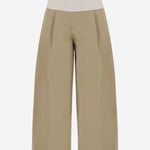PANTALONI IN COTONE CON VITA ELASTICIZZATA WTR73 FAC050085 DARKPARK 