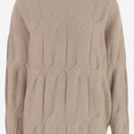 MAGLIONE TRECCIA IN CASHMERE E SETA 25577002 48 ALLUDE 