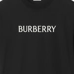 T-SHIRT IN COTONE CON LOGO 8122387 BLACK BURBERRY 