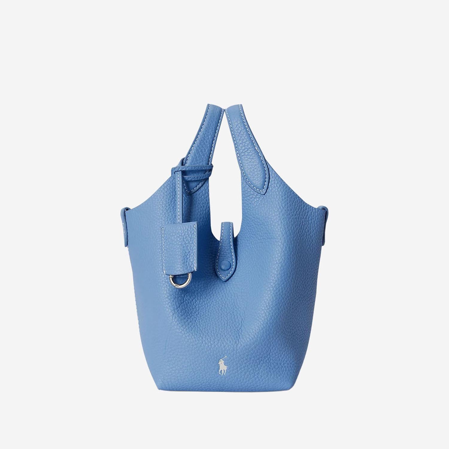 Tote Polo Play piccola in pelle martellata 428944657 018 POLO RALPH LAUREN 