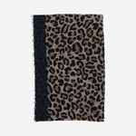 SCIARPA MAILA IN CASHMERE CON MOTIVO LEOPADRATA 2076 98110 FALIERO SARTI 