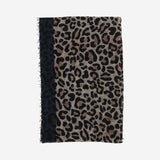 SCIARPA MAILA IN CASHMERE CON MOTIVO LEOPADRATA 2076 98110 FALIERO SARTI 