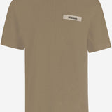 T-SHIRT IN COTONE CON LOGO TSM00133AJ00226 180 JACQUEMUS 