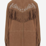 Giacca con frange in pelle scamosciata UN05 RSC375 UNCOMMON 