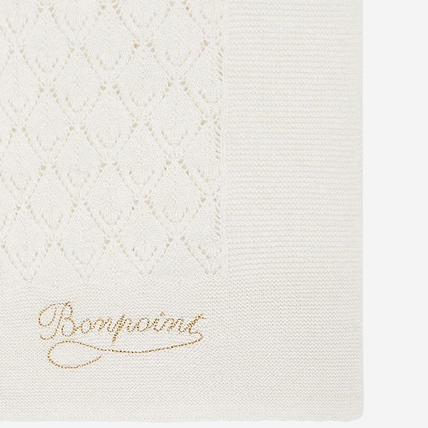 FOULARD IN MISTO LANA CON LOGO PEBDA2047CO 002 BONPOINT KIDS 