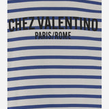T-SHIRT A MANICA LUNGA IN COTONE CON STAMPA CHEZ VALENTINO 6V3MG16RAPV RGY VALENTINO 