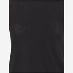 Maglia in cotone semi trasparente VR60783189 001BLK VINCE 