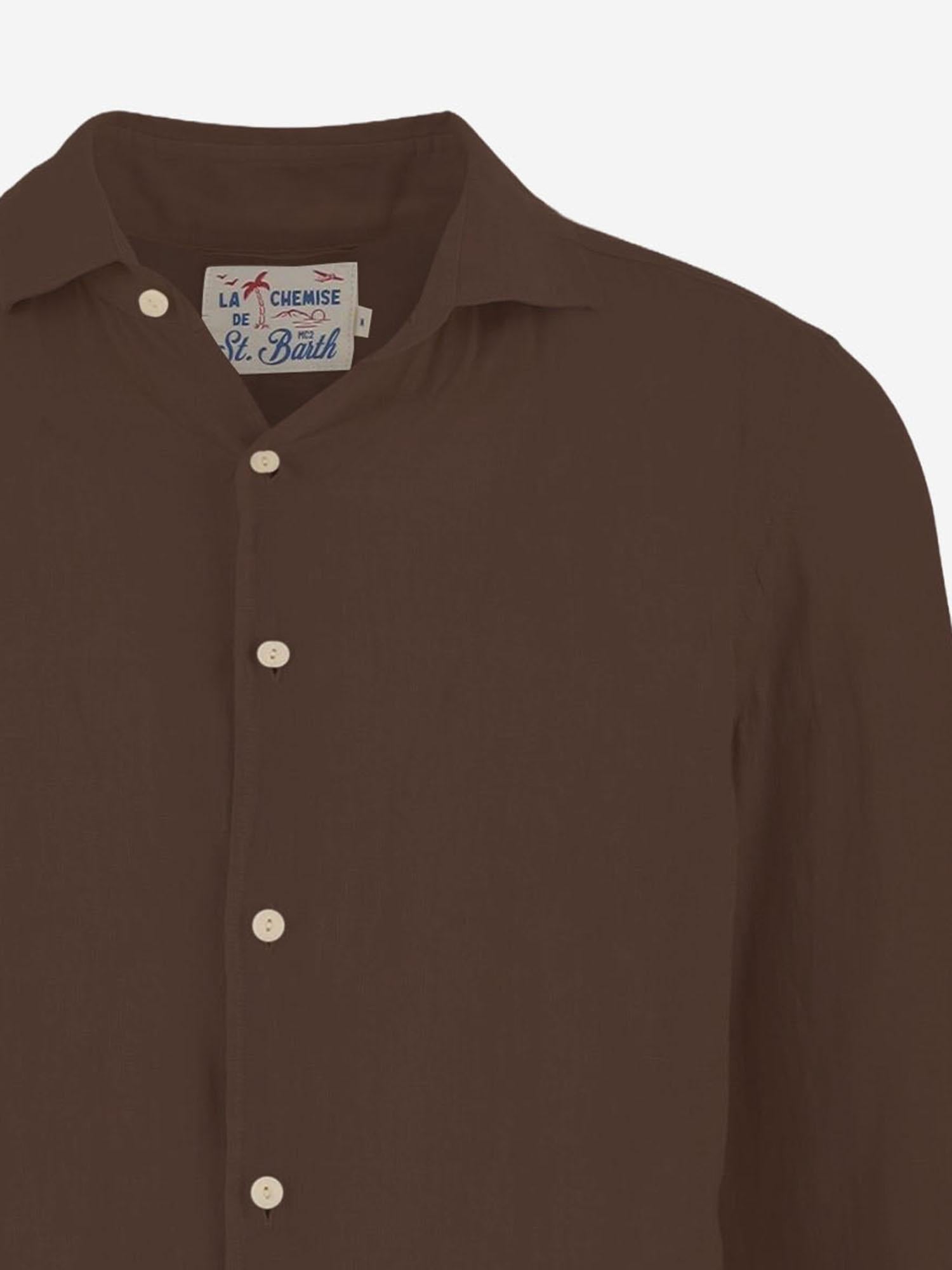 CAMICIA IN LINO PAMP001 00121L MC2 SAINT BARTH 