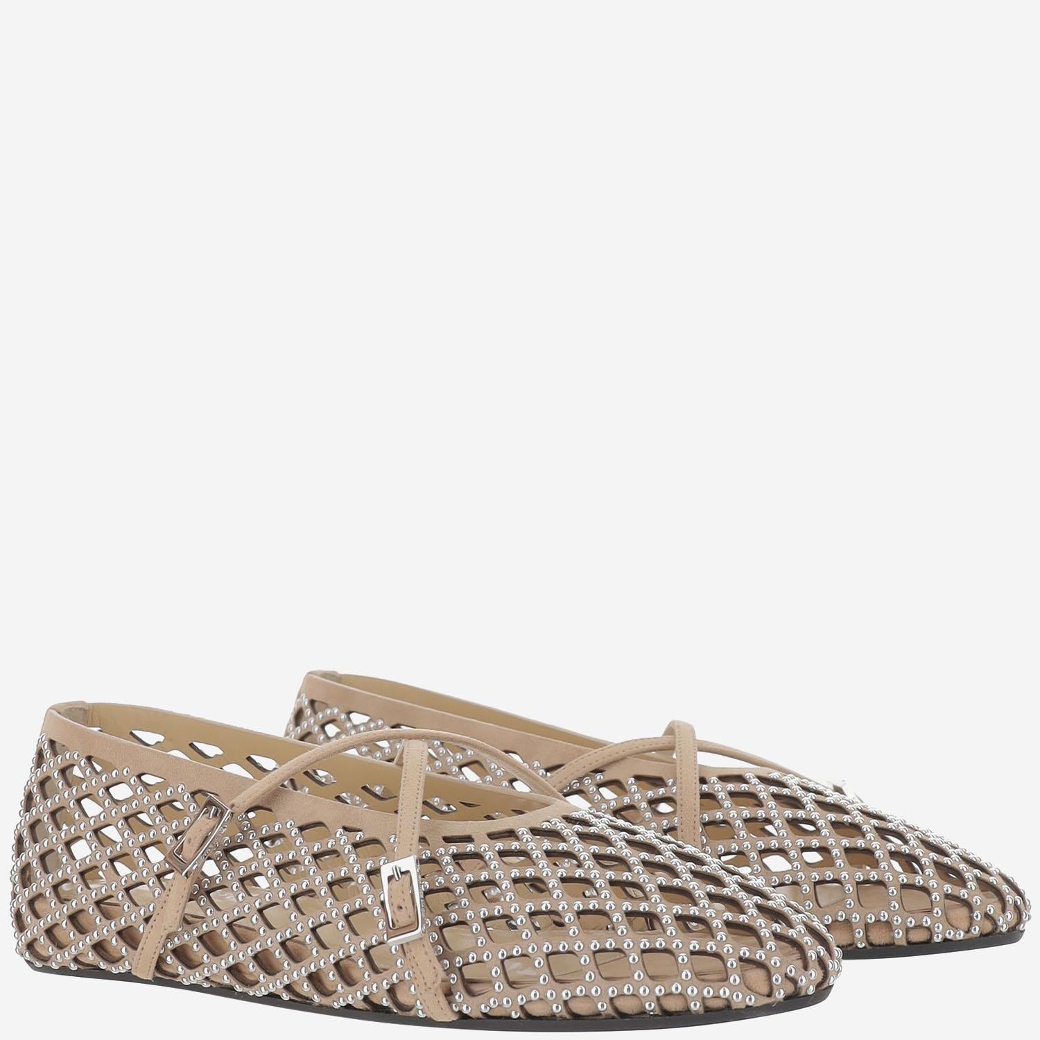 Ballerine in pelle con perline S103710 SUENUD MACH & MACH 