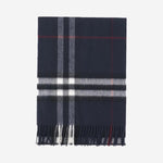 Sciarpa check rossa in cashmere 8112641 INK BURBERRY 