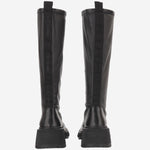 STIVALI IN PELLE LUNEKBFLAT SRNBLACK JIMMY CHOO 