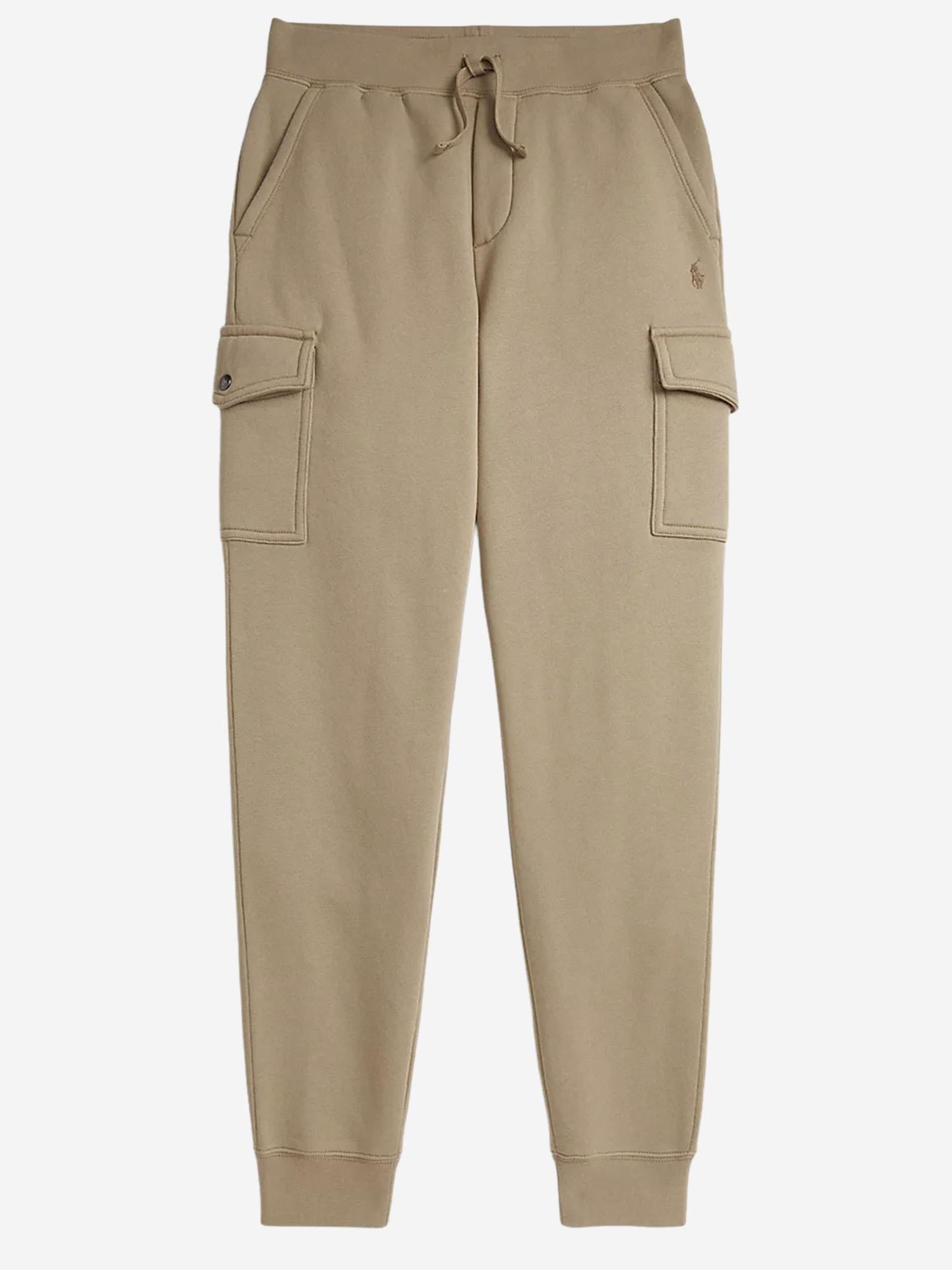 PANTALONI IN MISTO COTONE CON RICAMO LOGO 322892354 017 POLO RALPH LAUREN KIDS 