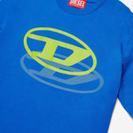 T-SHIRT TVALE OVER IN COTONE J02601 00YI9K804 DIESEL KIDS 