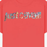 T-SHIRT IN COTONE CON LOGO 80PAHT03 CJ500559 JUST CAVALLI 