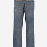 JEANS IN COTONE CON STAMPE FLOREALI 6B0DD19X94V 558 VALENTINO 