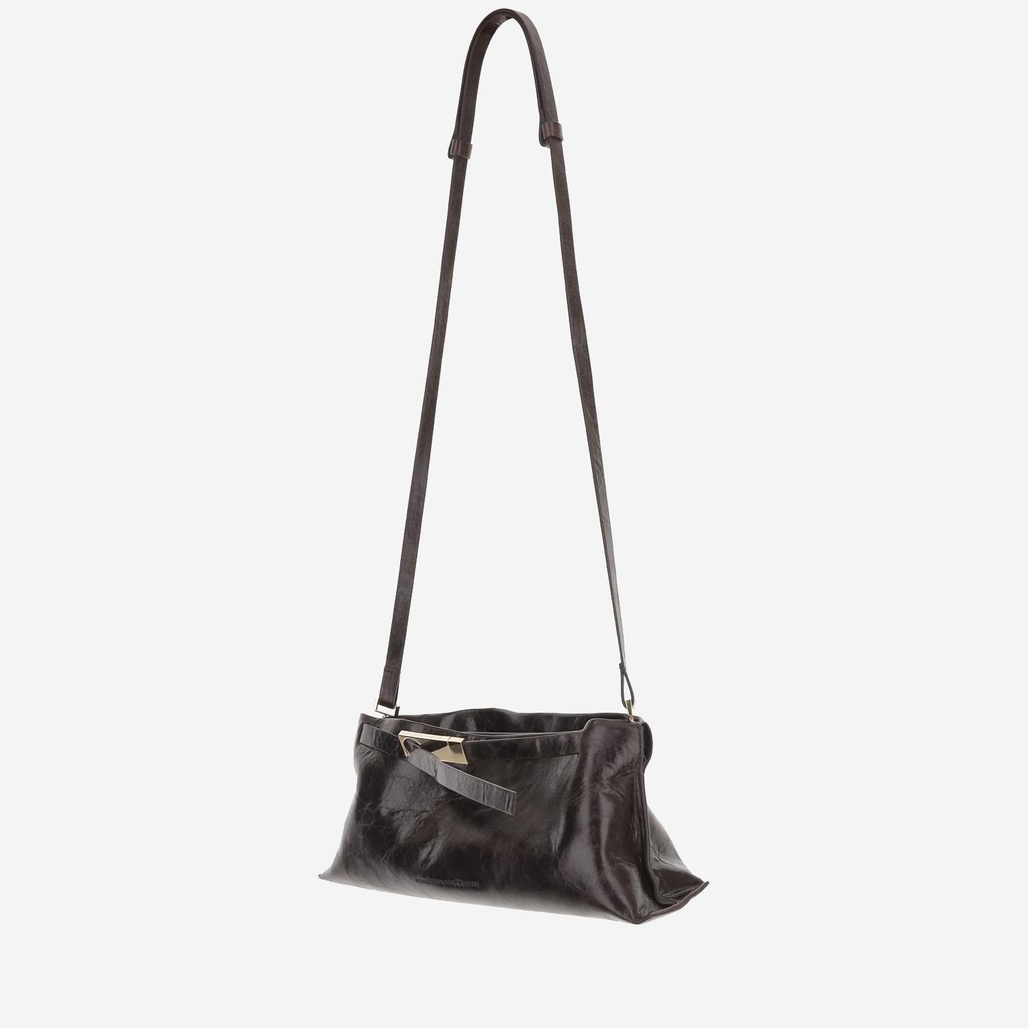 BORSA LAUREN IN PELLE LUCIDA LAURENBACALL LAMBSKINSAVANA BENEDETTA BRUZZICHES 