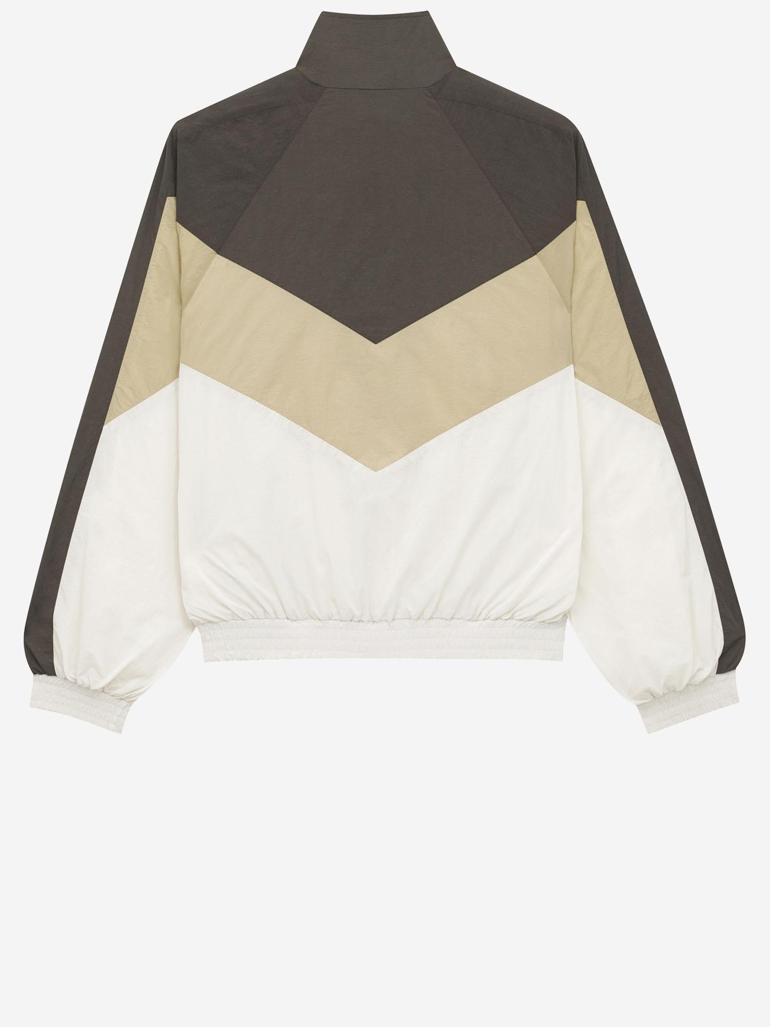 GIACCA IN NYLON CON MOTIVO COLOR-BLOCK 820196 YZ9AD2045 SAINT LAURENT 