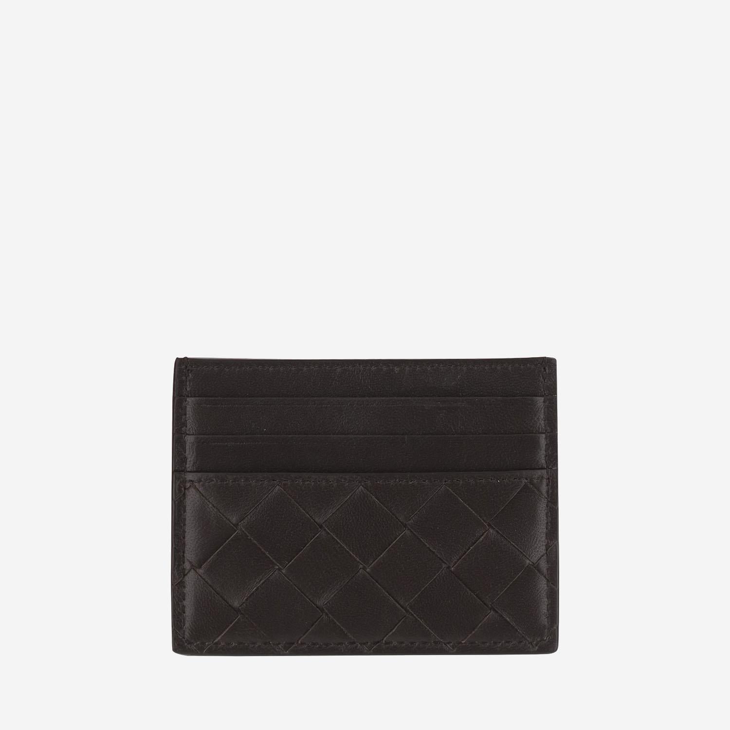 PORTA CARTE DI CREDITO INTRECCIATO 796324 VCPP32132 BOTTEGA VENETA 