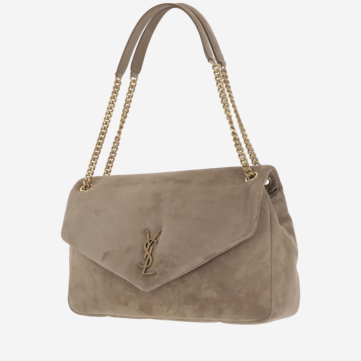 Borsa CALYPSO grande in suede 777399 1U80W2795 SAINT LAURENT 