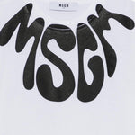 T-SHIRT IN COTONE CON LOGO S6MSJUTH222 101 MSGM KIDS 