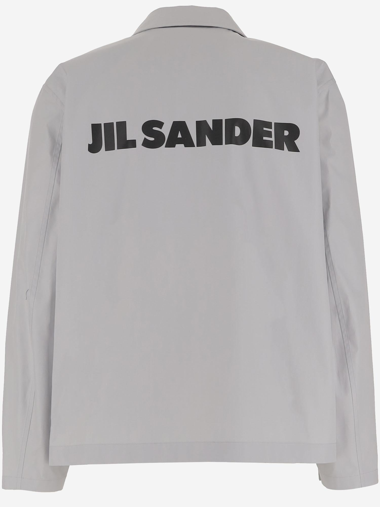 GIACCA IN COTONE CON LOGO J54BN0002 J45306058 JIL SANDER 