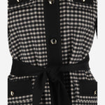CAPPOTTO IN LANA CON MOTIVO A QUADRI 7B3CA7S0 9F10AN VALENTINO 