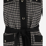 CAPPOTTO IN LANA CON MOTIVO A QUADRI 7B3CA7S0 9F10AN VALENTINO 