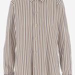 CAMICIA A RIGHE IN COTONE 838420 V5PL09070 BOTTEGA VENETA 