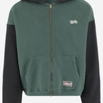 FELPA IN COTONE CON LOGO SG2520102 HUNTERGREENJETBLACK SUMMER GAMES 