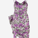 ABITO MIDI IN POPELINE DI COTONE CON MOTIVO A FIORI CH26UR125316 91O CHLOE 