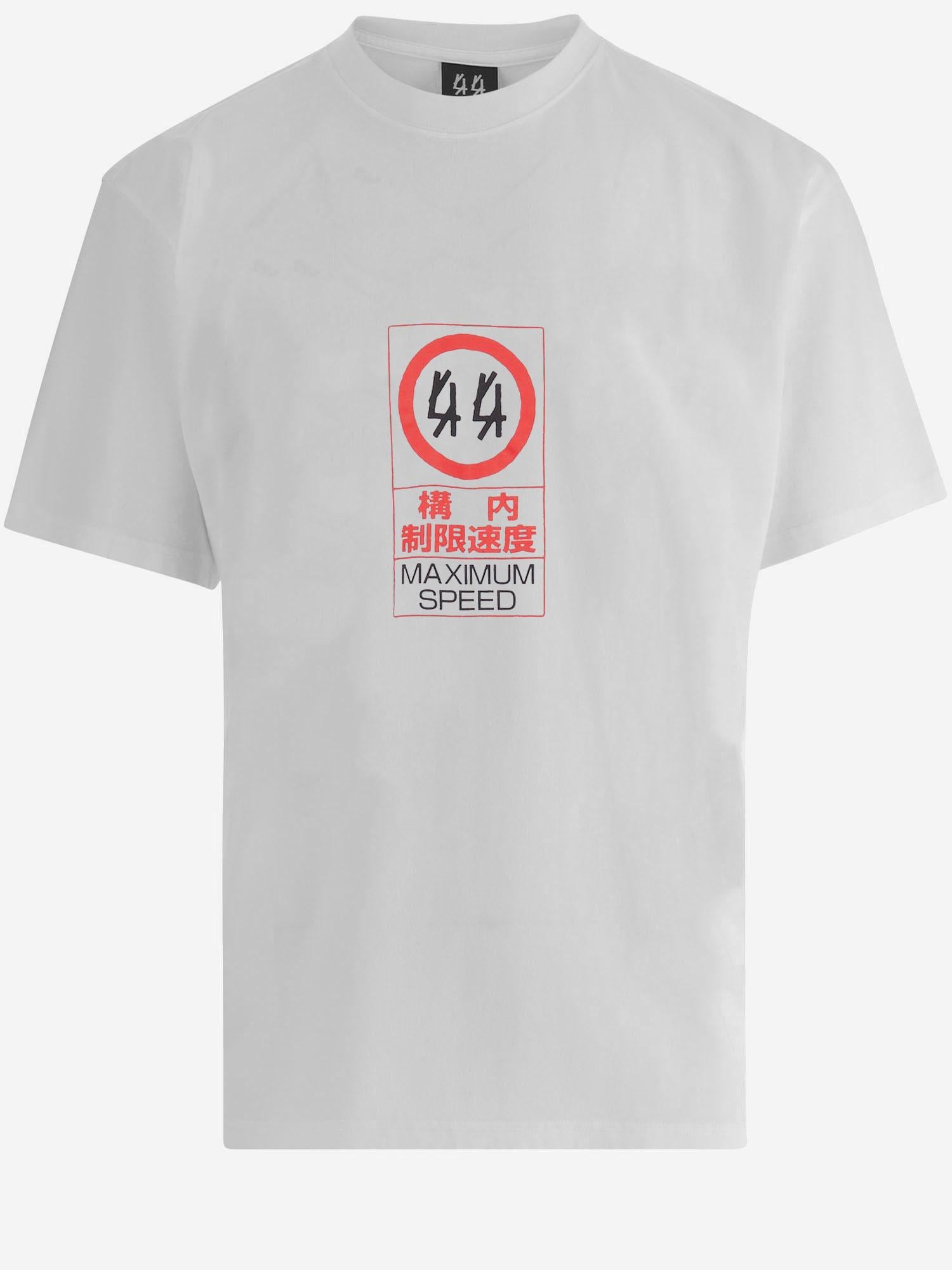 T-SHIRT IN COTONE CON LOGO B0030556 FA706P763 44 LABEL GROUP 