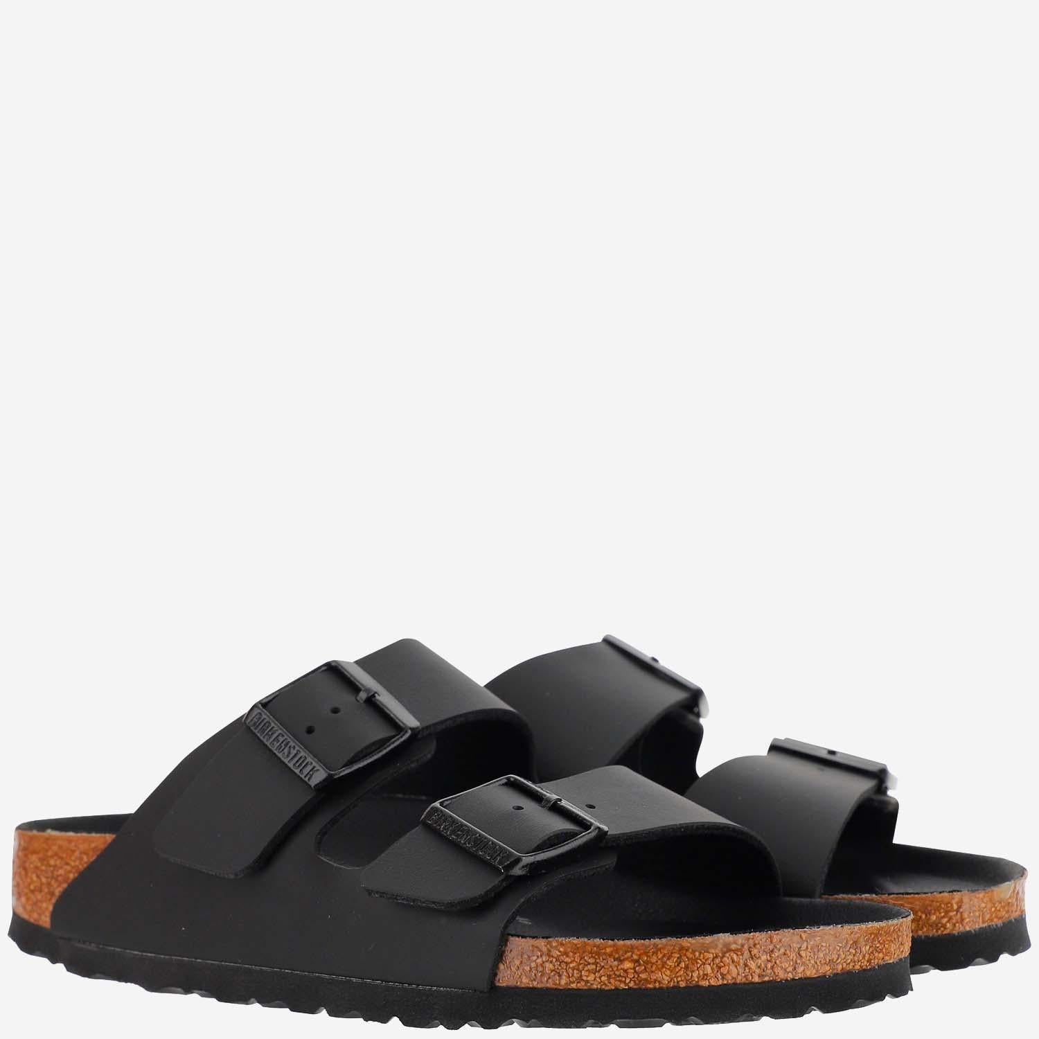 SANDALI ARIZONA IN BIRKO-FLOR 1019069 BLACK BIRKENSTOCK 
