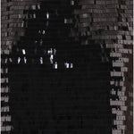 TOP SENZA MANICHE IN TESSUTO LUCIDO CON PAILLETTES T061 PTSTBLACK NICCOLO PASQUALETTI 