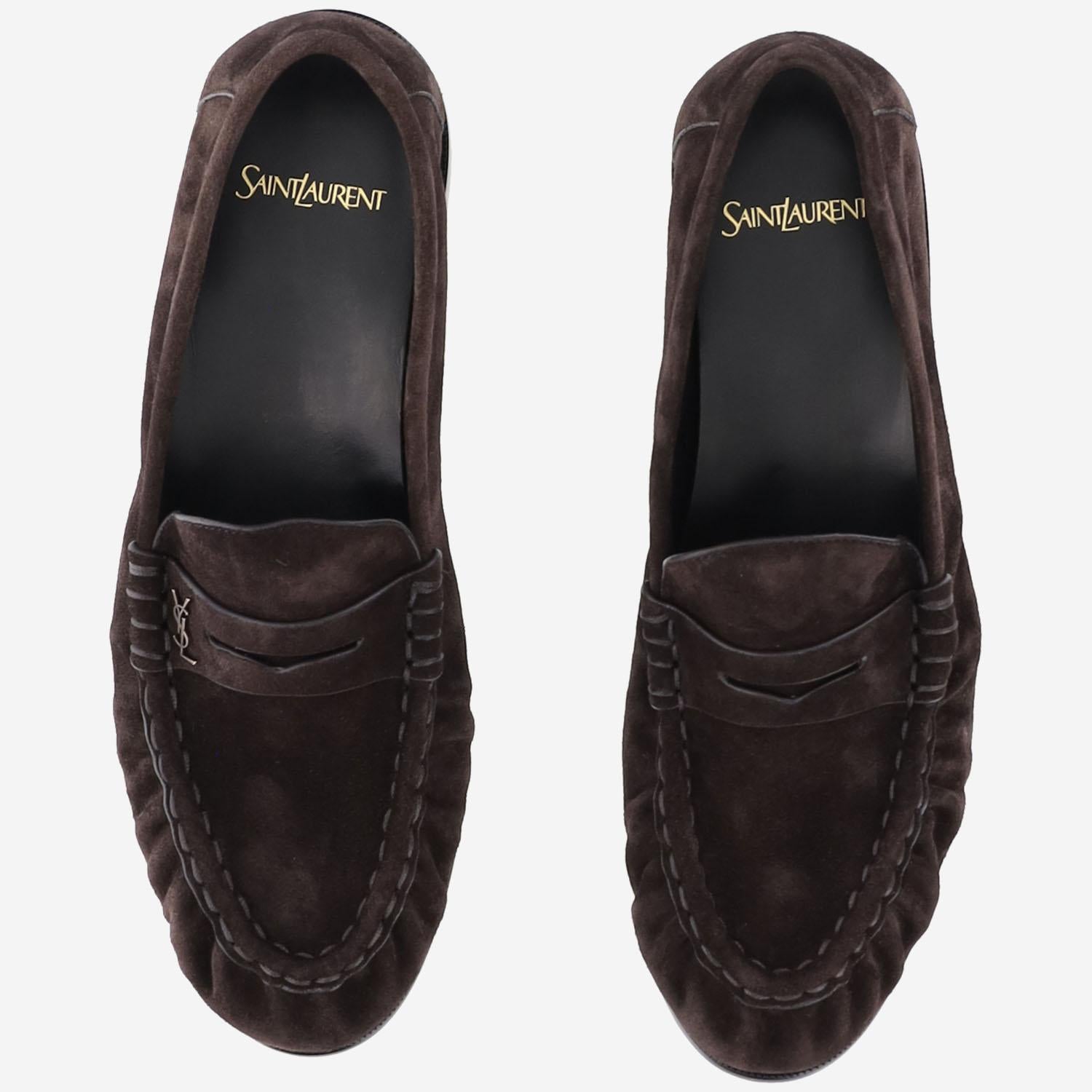 MOCASSINI LE LOAFER MORBIDI IN IN SUEDE 839471 2W5AC6023 SAINT LAURENT 
