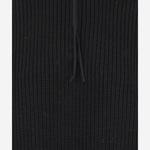 MAGLIONE CON ZIP IN LANA 6252K21069 BLACK CARVEN 