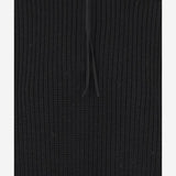 MAGLIONE CON ZIP IN LANA 6252K21069 BLACK CARVEN 