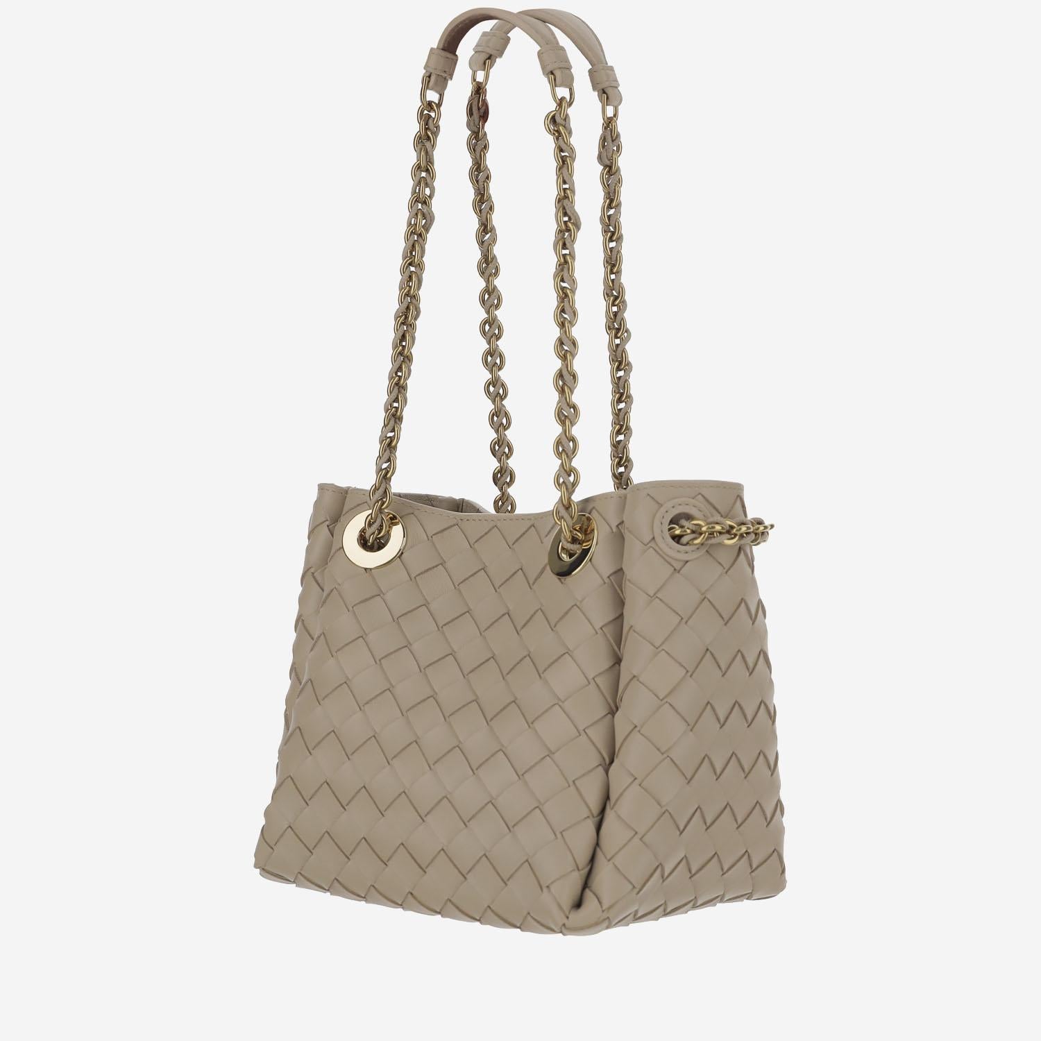 BORSA PARACHUTE PICCOLA IN PELLE 817175 V4SC59614 BOTTEGA VENETA 