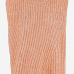 Maglione smanicato in misto lana a coste W25663 0530 SASUPHI 