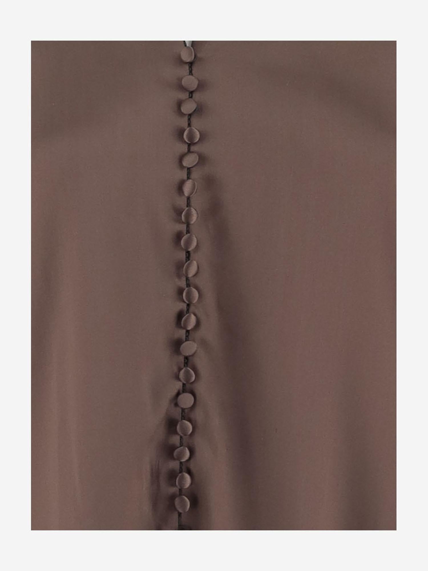 CAMICIA IN SETA STRETCH CON BOTTONI 010769 2032703 DRIES VAN NOTEN 