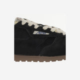 SNEAKERS WINDSPIN IN PELLE WSLWYN01 BLKIVORY AUTRY 